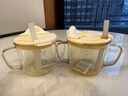 英氏（YEEHOO）儿童水杯吸管杯幼儿园水杯夏天大容量吸管杯婴儿牛奶杯学饮杯 实拍图