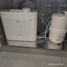 海尔（Haier）净水器家用厨下母婴RO反渗透直饮净水机加热一体机餐边柜壁挂式管线机接自来水全屋前置过滤器套装 新品彩屏管线机+净水器 实拍图