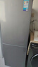 美的（Midea）182升双开门两门小户型家用客厅租房宿舍冰箱可冷藏冷冻双温小巧不占地低音运行BCD-182M 实拍图