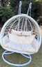 紫叶（ziye）双人吊椅吊篮欧式懒人摇篮椅室内吊床户外阳台摇椅成人秋千藤椅 实拍图