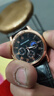 【网红爆款】商务腕表石英运动表休闲皮带男女手表 合金黑色 实拍图