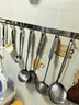 海立304不锈钢30301-12免打孔厨房墙壁挂钩连排粘钩浴室卫生间衣帽钩 实拍图