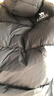 骆驼[黑钻3.0]羽绒服男90%绒秋冬保暖时尚显瘦高蓬羽绒服女 A13CAPN110A5，幻影黑 ，中性（金箔内） 3XL 实拍图