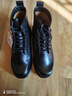 强人男靴3515工装皮鞋牛皮耐磨户外军迷靴 经典马丁靴 黑色 41码 实拍图