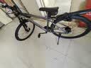 飞鸽（FG FLYING PIGEON）山地自行车成人男女变速山地车青少年中小学生车越野户外骑行单车 【高碳钢线碟刹】G8002代-辐条轮-灰色 27.5寸轮组（适合170-190cm） 24速经典版 实拍图