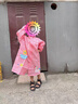 牧萌儿童雨衣男女童幼儿园小童宝宝全身防水女孩雨披 樱花粉独角兽 L 实拍图