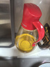乐扣乐扣(LOCK&LOCK)大容量玻璃油壶油瓶醋酒酱油调味壶550ml红色 实拍图