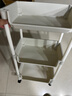 京东物流 书架推车式置物架移动落地储物架简易多层收纳架 3层 【带轮】容量升级 活动 【稳固不晃】 实拍图