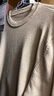 GENIOLAMODE毛衣男士冬季圆领打底内穿针织衫男生冬天内搭毛线衣服 卡其 3XL 实拍图