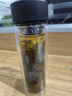 富光男女士双层玻璃杯 支持团购经典简约304茶隔水杯子便携创意泡茶杯 实拍图