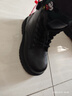 巴布豆（BOBDOG）童鞋女童冬季舒适百搭靴子时尚保暖儿童马丁靴112555127黑色32 实拍图