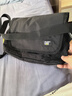 卡特（CAT）斜挎包单肩包邮差包休闲挎包11英寸iPad包男女 84512 黑色 实拍图