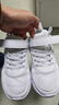 361°童鞋 儿童跑鞋25春秋男女童3-14岁缓震校园小白鞋 白35 实拍图