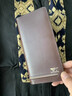 七匹狼（SEPTWOLVES）男士钱包长款拉链皮夹手包真皮手拿包牛皮钱夹大容量多卡位手机包 尊贵啡色【A款】(修面牛皮 ) 实拍图