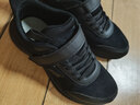 361°儿童运动鞋男女童跑鞋春夏大网孔透气魔术贴跑鞋防滑软底跑步鞋 【四季密网】碳黑 39 实拍图