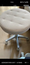 卓博凳子吧台椅升降椅美容凳滑轮凳转椅圆凳椅子BT33米白 实拍图