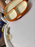 世喜婴儿餐盘分格带吸盘 宝宝训练弯弯辅食勺学吃饭叉子 儿童餐具套装 实拍图