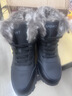 全洲狼 雪地靴男冬季新款东北棉鞋男大码抗寒防水加绒保暖轻便防滑靴子 黑色棉鞋-升级版 加绒 42 (260mm) 实拍图