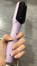 康夫（CONFU）直发梳卷发棒卷直发器负离子造型梳礼物卷直两用便携拉直内发梳子懒人电卷梳KF-524紫 实拍图