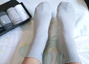 梦特娇袜子男士秋冬季100%纯棉7A抗菌防臭艾草精油袜休闲透气运动中筒袜 实拍图