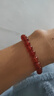 石传百世红玛瑙手串男女款水晶玛瑙情侣手链时尚饰品本命年生日礼物 实拍图