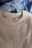优衣库男装女装柔软圆领T恤/休闲长袖上衣25秋冬新款479783 31 米色 M /170/92A 实拍图