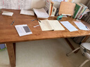 林之语双人书桌实木腿学习桌子长条桌家用办公工作台电竞桌电脑桌台式 【全实木橡胶木单桌】胡桃木色 【加宽舒适-推荐】180x80cm 实拍图