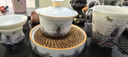 容山堂珐琅彩泡茶杯陶瓷主人杯单杯茶盏公道杯盖碗茶洗壶承茶壶功夫茶具 金丝珐琅盖碗 实拍图