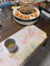 新中式茶道茶席吸水垫子茶桌垫布茶垫茶杯垫干泡席防水茶台桌旗 单层防水茶席大长方荷韵 实拍图