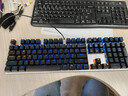达尔优（dareu）EK815机械合金版机械键盘 有线键盘 游戏键盘 108键 单光 多键无冲 吃鸡键盘黑银红轴 实拍图