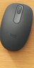 罗技（Logitech）M196 无线蓝牙鼠标 办公鼠标 笔记本商务办公家用 小巧便携 对称手型 石墨灰 实拍图