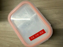 乐扣乐扣（LOCK&LOCK）玻璃饭盒微波炉水果保鲜盒便当盒2分隔LLG429C_630ml 实拍图