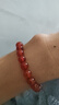石传百世红玛瑙手串男女款水晶玛瑙情侣手链时尚饰品本命年生日礼物 实拍图