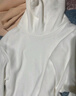 优衣库女装HEATTECH摇粒绒两翻领套头衫/长袖479608 01 乳白色 XS /150/76A 实拍图