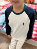 左西男童长袖T恤2025春秋款儿童纯棉打底衫插肩撞色百搭 藏青色 140 实拍图