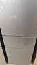 华凌美的冰箱出品223三门电冰箱节能低音三门三温三开门小型家用出租房优选冷冻冷藏小冰箱HR-223T 实拍图
