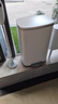 欧润哲垃圾桶脚踏带盖 50L大号哑白厨房卫生间办公室酒店物业商用缓降 实拍图