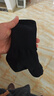 棉小念袜子男士长筒【100%纯棉10A抗菌防臭】纯色黑白长袜长筒秋冬季5双 实拍图