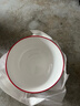 祥云福气简约碗碟套装家用陶瓷餐具米饭碗面碗菜盘碗盘套装 祥云纳福1碗【4.5英寸】 实拍图