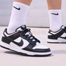 耐克NIKE男休闲板鞋 DUNK 圣诞节礼物 运动鞋DD1391-100白黑42.5 实拍图