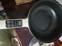 牧利派电炒锅炒菜电煮锅电火锅多功能家用电热锅多用途锅不粘锅一锅多用蒸煮煎炒一体锅小家电料理锅插电 米白色-电炒锅不粘锅 带木铲【配加长电线】 特厚款3.5升 智能款+蒸笼 1-3人 实拍图