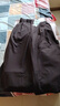 优衣库合作款/女装打褶裙裤/高腰休闲裤裤子479698 38 深褐色 S /155/64A 实拍图