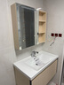 恒洁（HEGII）浴室柜陶瓷一体盆智能美妆柜套装BC6220-90(镜柜BM2027-080L1米白 实拍图