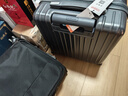 美旅行李箱16英寸登机箱拉杆箱旅行箱机长箱薯条箱炭灰色79B密码箱 实拍图