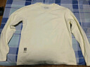 马登工装美式300G重磅纯棉T恤男米白色圆领长袖春秋打底衫男士卫衣 米白色 【打底衣/冬季内搭/衣服男/秋衣男上衣】 L 实拍图