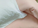 源生活纯棉枕套一对 60支简约枕头套 酒店全棉枕芯套 白色 48*74cm 实拍图