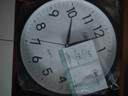 康巴丝（Compas）挂钟客厅 简约静音客厅石英钟表挂墙时钟 c2866 黑色 30.5cm直径 实拍图