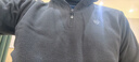 探拓（TECTOP）抓绒衣 户外加厚保暖男抓绒衣纯色立领半开衫柔软舒适抓绒衣 MZRY033 男款灰色 L 实拍图