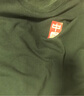 真维斯（Jeanswest）圆领卫衣男2026春秋季新款宽松百搭简约印花潮牌青少年长袖上衣服 黑色 草书英文白_K L 实拍图