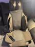 奥克斯（AUX）按摩靠垫按摩仪颈椎肩颈腰背部按摩器按摩垫全身躺垫后背坐垫一体按摩椅垫家用车载办公室按摩神器 【米咖色】长辈老年人教师中秋节礼物送男女老师 实拍图